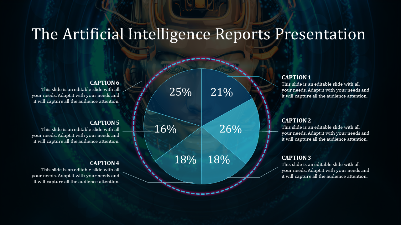 powerpoint template artificial intelligence-The artificial intelligence reports Presentation
